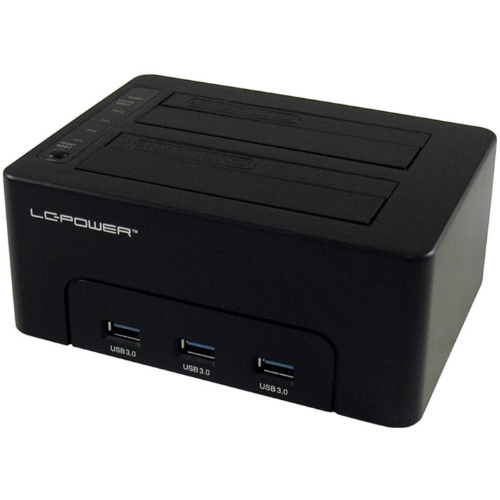 LC-Power Docking Station Hard Disk Dual-Bay USB 3.0 LC-DOCK-U3-HUB