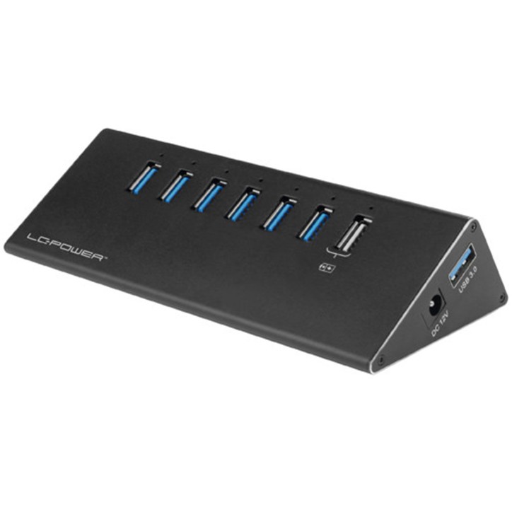 LC-Power Docking Station HUB USB 3.0 LC-HUB-ALU-2B-7