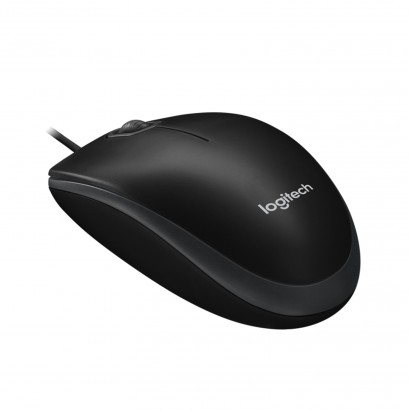 910-003357 Mouse USB Logitech B100 3 Pulsanti Nero 1,8 Metri