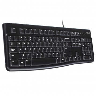 920-002517 Tastiera USB Logitech K120 Nera Layout Italiano