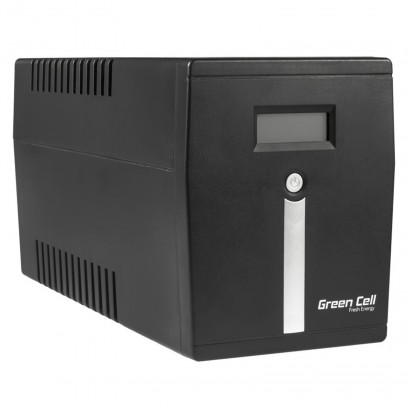 UPS04 Greencell UPS Gruppo Di Continuità 1500VA 4 Schuko UPS04