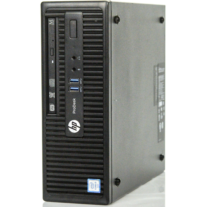 HP ProDesk 400 G3 SFF PC Computer Intel i5-6600K Ram 8GB SSD 180GB DVD-ROM (Ricondizionato Grado A)