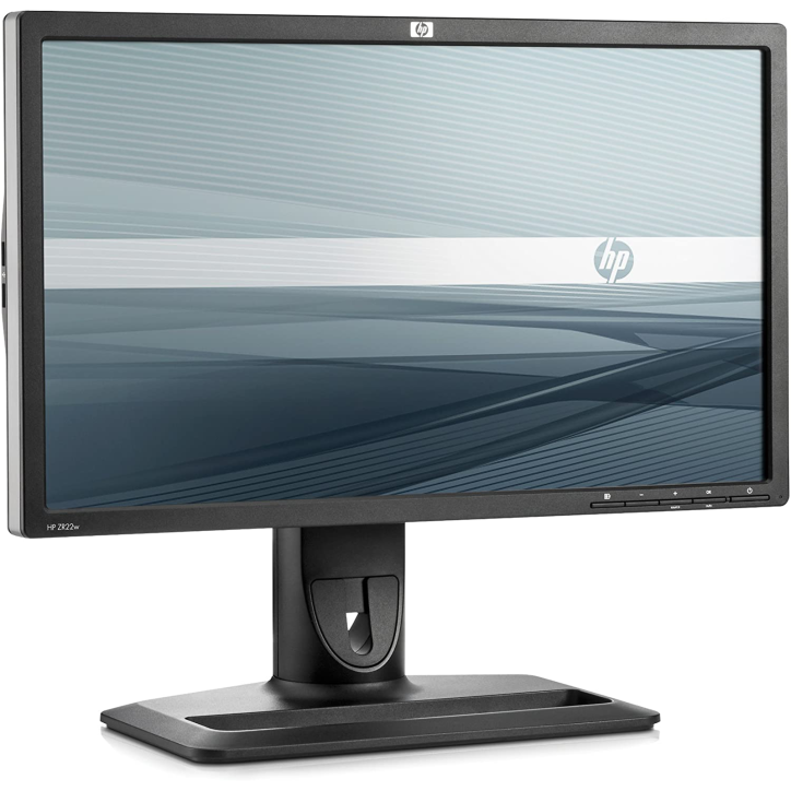 Monitor 21.5" Ricondizionato HP ZR22w Full HD IPS VGA DVI DP Nero Grado A