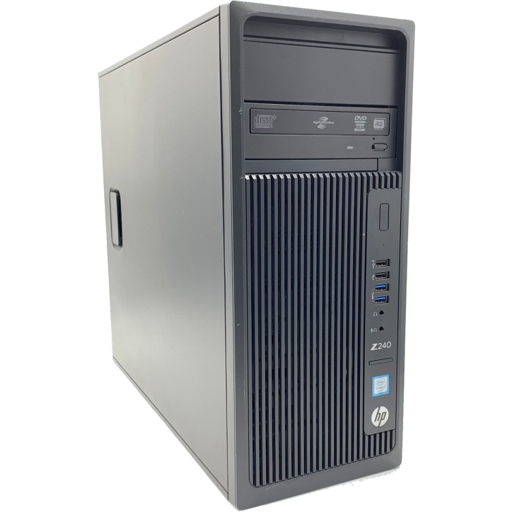 PC Computer Ricondizionato HP Workstation Z240 Tower Intel Core i7-6700 Ram 8GB SSD 240GB DVD-ROM Grado B