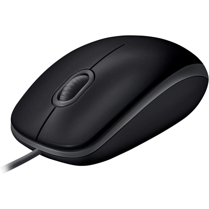 Mouse USB Logitech B110 Silent 3 Pulsanti Nero 1,8 Metri Mouse USB Logitech B110 Silent 3 Pulsanti Nero 1,8 Metri