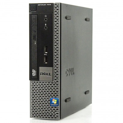 7010-USFF-B-GRADE Dell Optiplex 7010 USFF PC Computer Intel i5-3470S Ram 8GB SSD 240GB DVD-ROM (Ricondizionato Grado B)