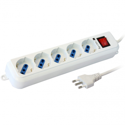 IUPS-PCP-LC Techly IUPS-PCP-LC Ciabatta Elettrica Multipresa 5 Prese