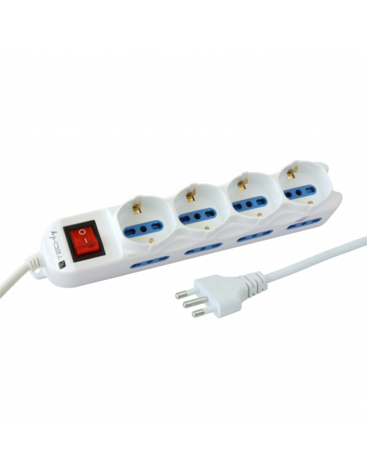 IUPS-PCP-8I4S-INT Techly IUPS-PCP-8I4S-INT Ciabatta Elettrica Multipresa 8 Prese