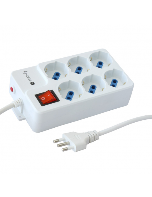 IUPS-PCP-44A Techly IUPS-PCP-44A Ciabatta Elettrica Multipresa 6 Prese