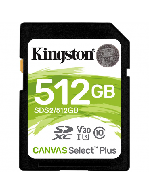 SDS2/512GB Memoria SD 512GB Kingston Canvas Select Plus UHS-I Classe 10