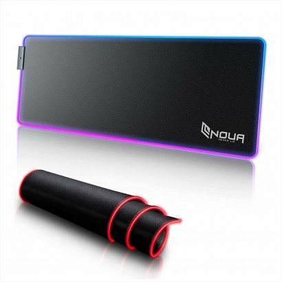 MP0619-MAT16 Noua Mouse Pad Tappetino da Gaming RGB Rainbow Matrix 800 80 x 30 cm