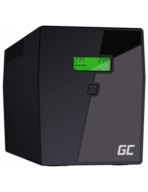UPS05 Greencell UPS Gruppo Di Continuità 2000VA 1200W 4 Schuko UPS05