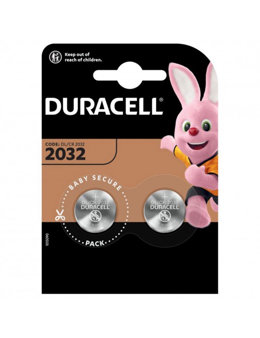 DL2032 Duracell 2 Batterie Tampone Al Litio CR 2032 3V