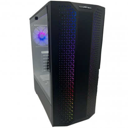 NAOSBL Case ATX Gaming Alantik NAOSBL Nero 1 Ventola ARGB Rainbow