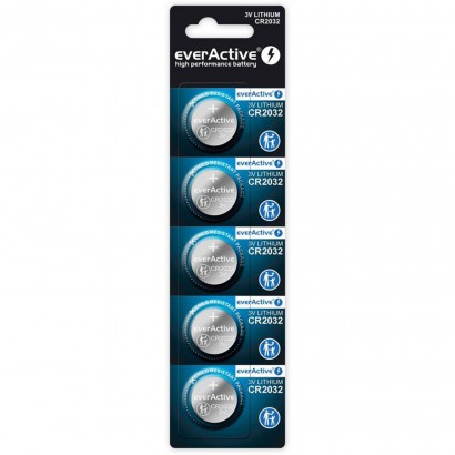 CR20325BL Everactive 5 Batterie Tampone Al Litio CR 2032 3V