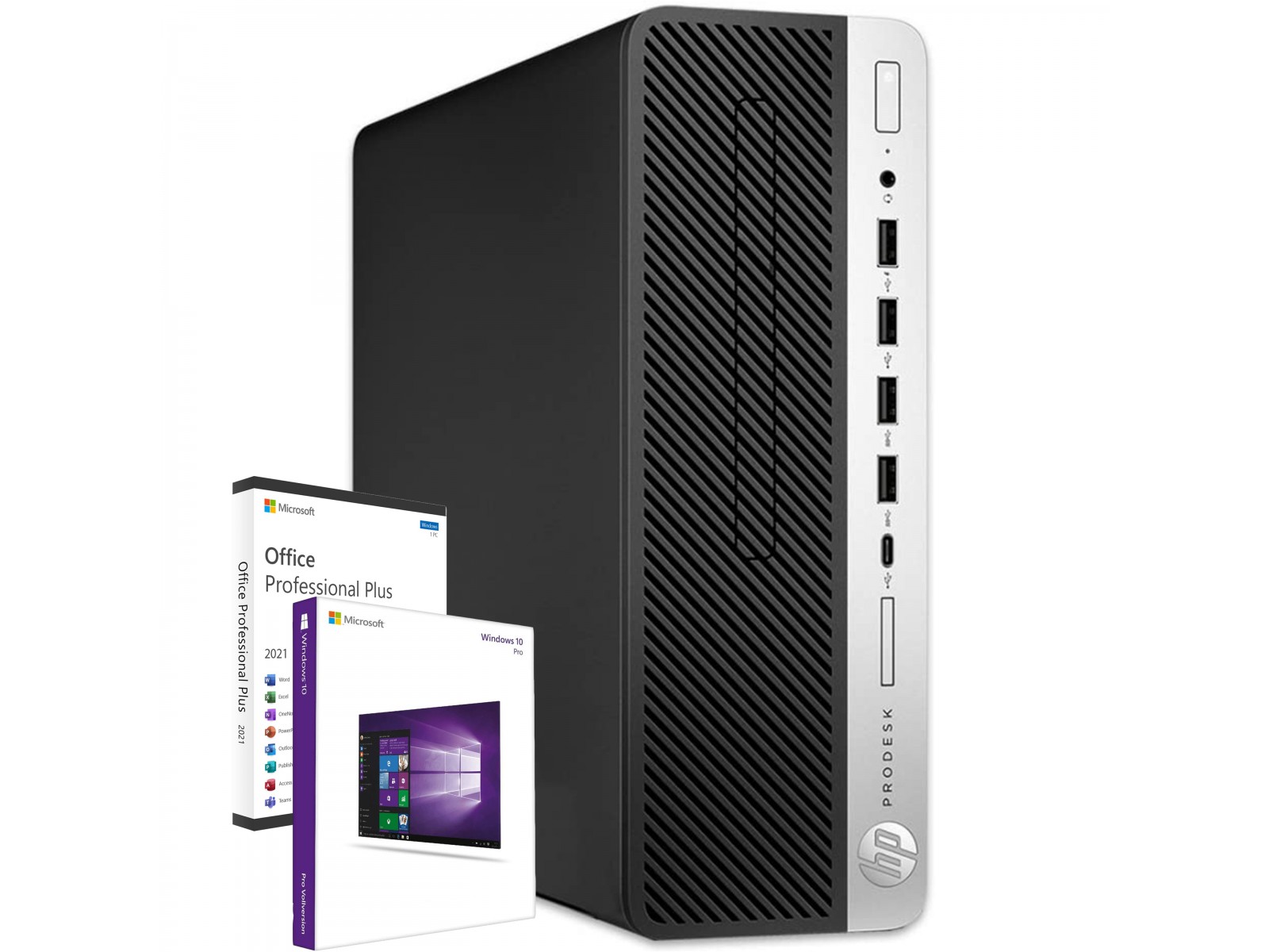 PROD-600G3-W10-OF21 HP ProDesk 600 G3 SFF Computer Intel i5-7400T Ram 8GB SSD 240GB Win 10 Pro Office 2021 (Ricondizionato Gr... PROD-600G3-W10-OF21 HP ProDesk 600 G3 SFF Computer Intel i5-7400T Ram 8GB SSD 240GB Win 10 Pro Office 2021 (Ricondizionato Gr...