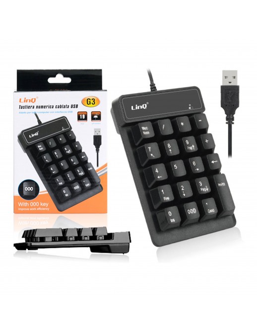 G3 LinQ Tastiera Numerica USB G3