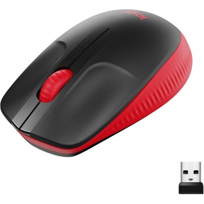 910-005908 Mouse Wireless Logitech M190 Rosso