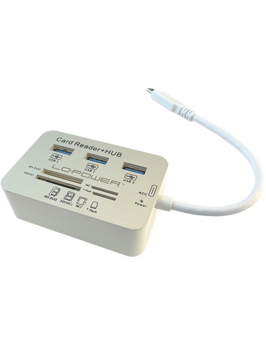 LC-HUB-C-CR LC-Power Adattatore HUB USB LC-HUB-C-CR