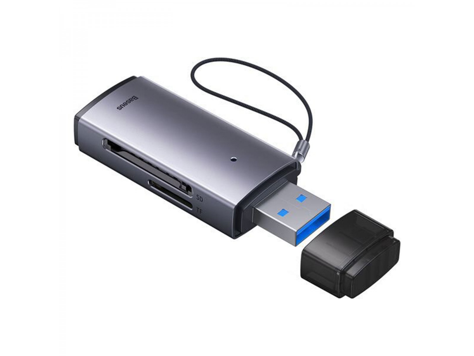 WKQX060013 Lettore Schede Memorie SD USB 3.0 Baseus WKQX060013 WKQX060013 Lettore Schede Memorie SD USB 3.0 Baseus WKQX060013