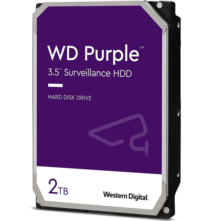 Western Digital WD Purple Surveillance Hard Disk 2TB SATA III 3.5" WD23PURZ
