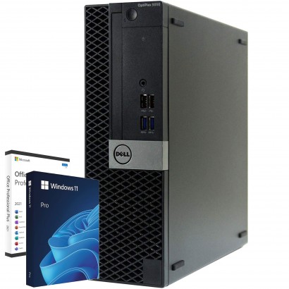 PROD-DELL5050-SFF-I7-W11-OF21 Dell Optiplex 5050 SFF Computer Intel i7-6700 Ram 8GB SSD 240GB Windows 11 Office 2021 (Ricondi...