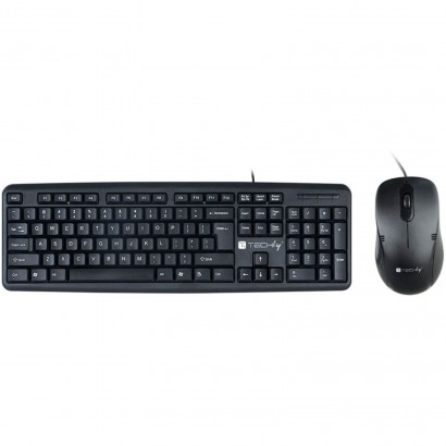 955-USB-KT Kit Tastiera Mouse USB Techly 955-USB-KT