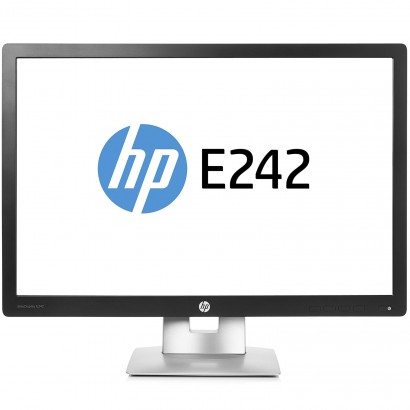 E242 Monitor 24" 16:10 HP Elite Display E242 Full HD IPS VGA HDMI DP Nero (Ricondizionato Grado A)