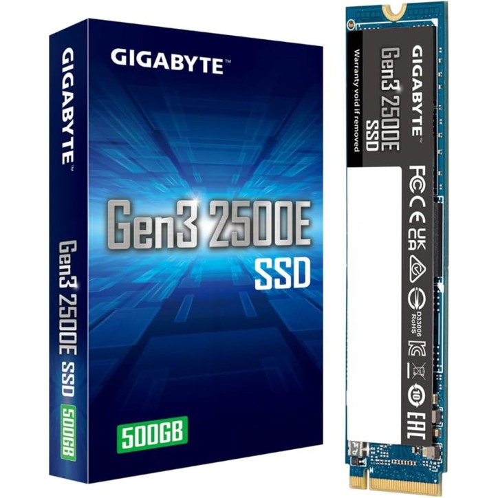 Gigabyte 2500e SSD 500GB M.2 NVMe PCIe Gen 3.0 G325E500G