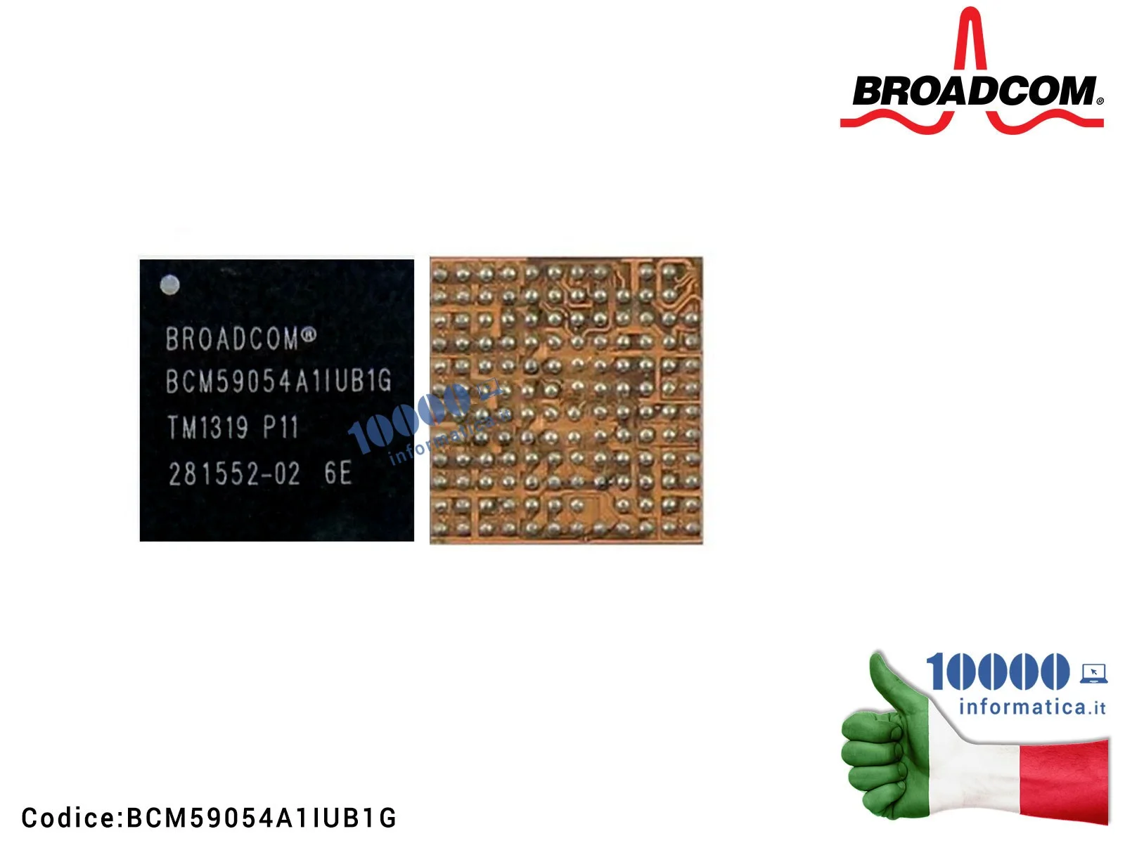 BCM59054A1IUB1G IC Chip BROADCOM BCM59054A1IUB1G BCM59054 Power Management SAMSUNG i9152 S7562C i9060 T211