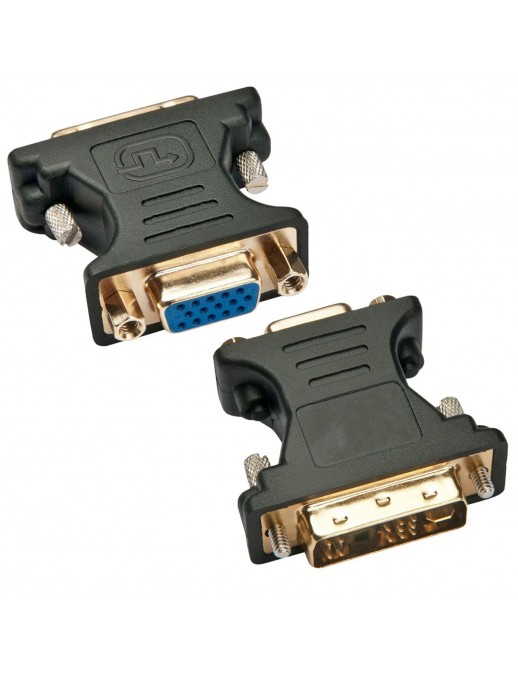 DVI-8600T Techly Adattatore Video da DVI-A (12+5) Maschio a VGA Femmina DVI-8600T