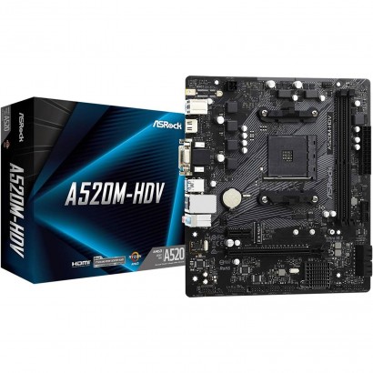 90-MXBE50-A0UAYZ ASRock A520M-HDV Scheda Madre Socket AMD AM4