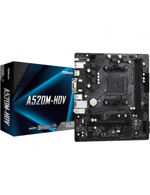 90-MXBE50-A0UAYZ ASRock A520M-HDV Scheda Madre Socket AMD AM4