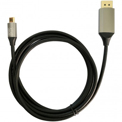 LC-C-C-DP-2M LC-Power Cavo Video USB Type-C Display Port 1.2 2 metri LC-C-C-DP-2M