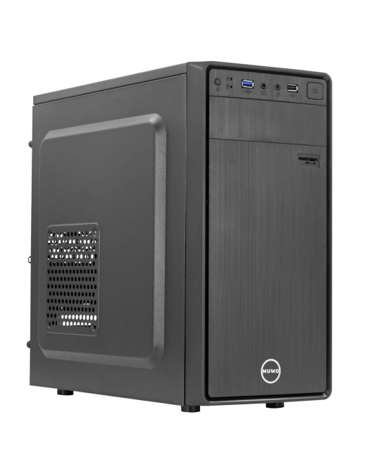 CS0303PW-L702K100 Nuwo Leshi L702 Case Micro ATX Nero con lettore memorie SD