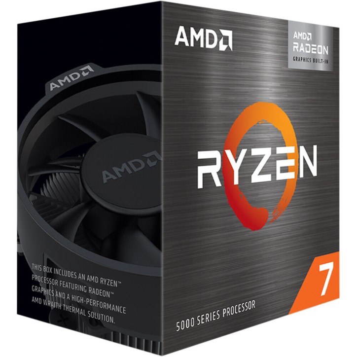 Processore AMD Ryzen 7 5700G 3.80GHz Box Radeon Vega 8 Processore AMD Ryzen 7 5700G 3.80GHz Box Radeon Vega 8