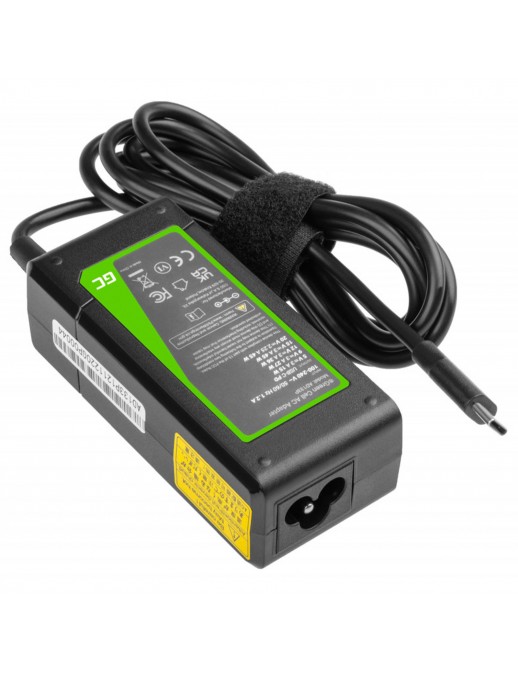 AD134P Alimentatore Notebook Universale 65W USB Type-C Green Cell AD134P
