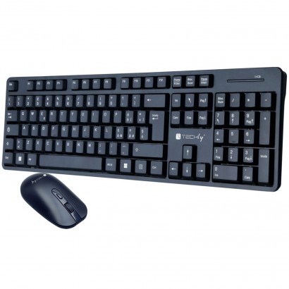 ICTWC003 Kit Tastiera Mouse Wireless Techly ICTWC003