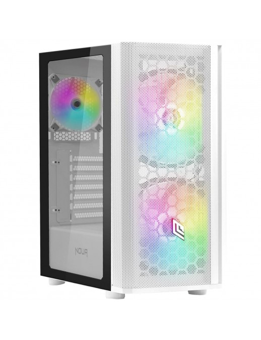 CS0223AG-M111W939 Noua Orizon M111 Bianco Case ATX Gaming ARGB