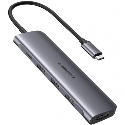 50209 UGREEN Hub USB Type-C, 5 in 1, HDMI, 3 x USB 3.2 Gen1, PD 100W 50209