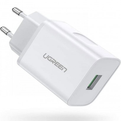 10133 UGREEN Caricatore USB 18W QC 3.0 White 10133