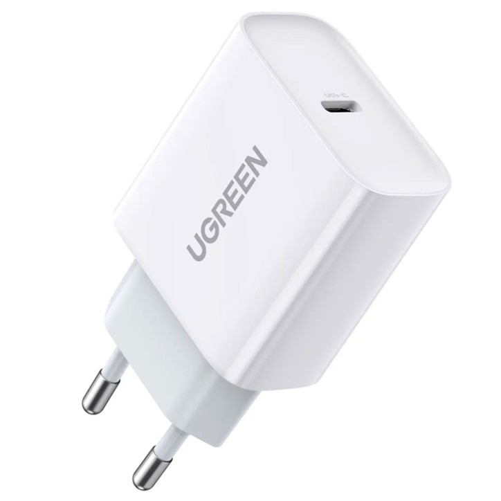 UGREEN Caricatore USB Type C 20W PD White