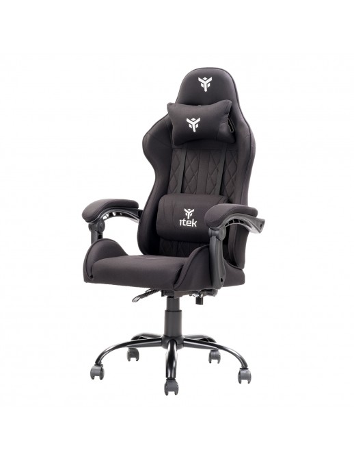 ITCGFF10BB ITEK RHOMBUS FF10 Sedia Poltrona Da Gaming Ergonomica Schienale Reclinabile Nero