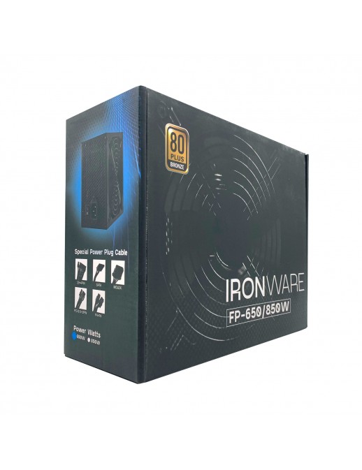 FP-650W Ironware FP-650W Alimentatore ATX 650W 80 Plus Bronze