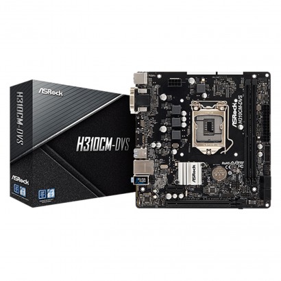 90-MXB8K0-A0UAYZ ASRock H310CM-DVS Scheda Madre Intel LGA 1151