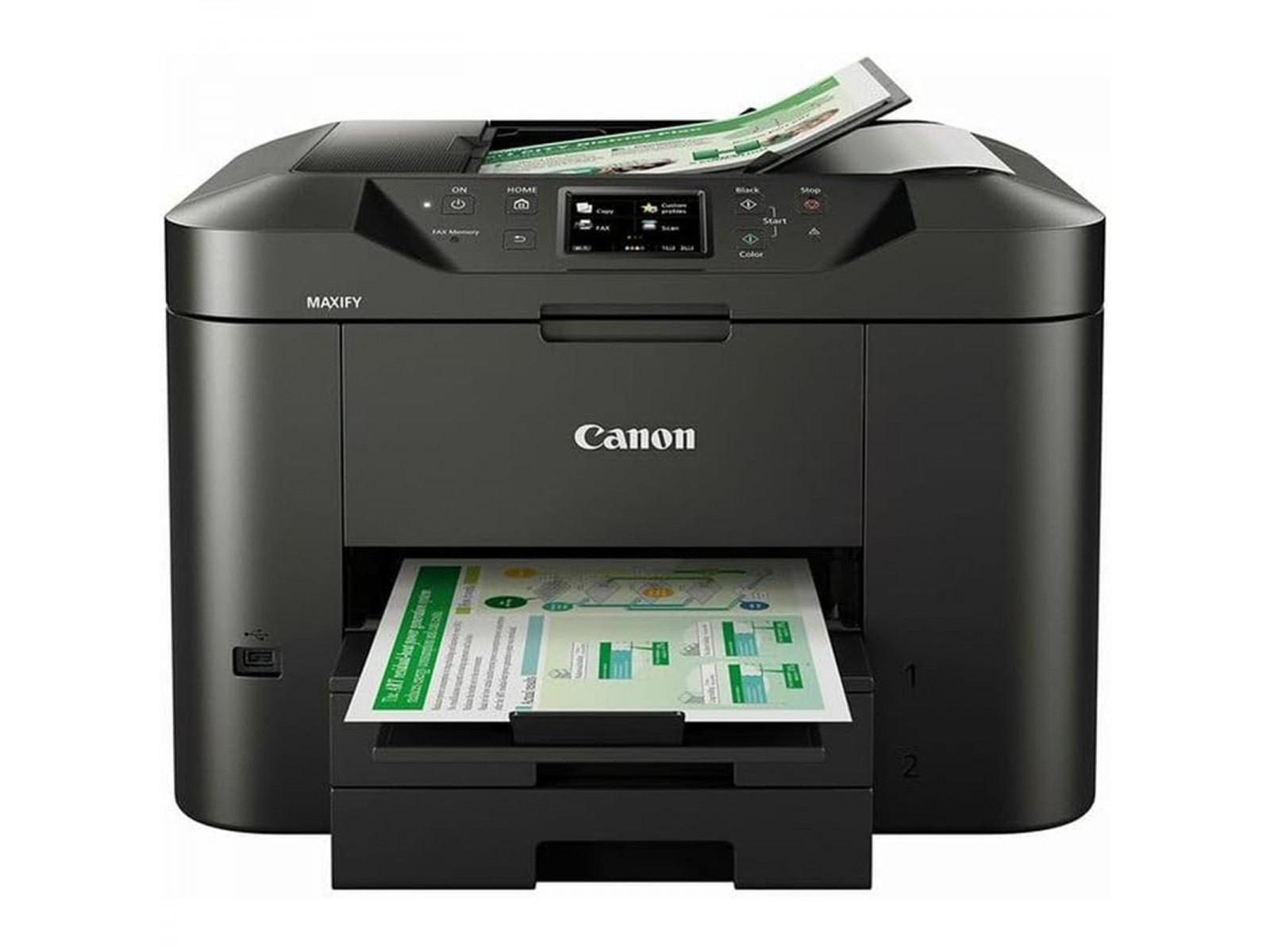 MB2750 Canon Maxify MB2750 Stampante Multifunzione Inkjet Doppio Cassetto Wifi LAN Fax