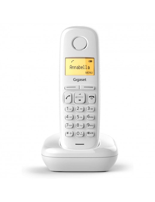 A170 Gigaset Telefono Cordless A170 Con Funzione Sveglia Bianco