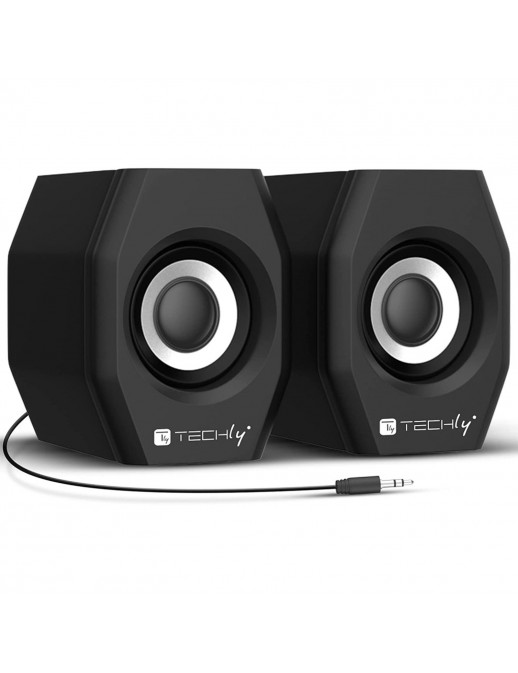 ICC-SP-320STY Techly Set Casse Altoparlanti USB 2.0 Jack 3,5mm SP-320STY