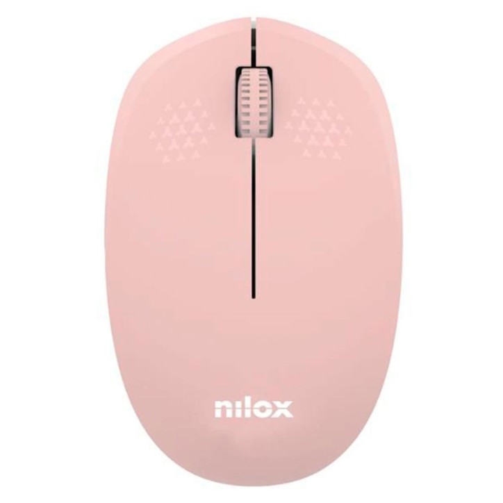 Mouse Wireless Nilox 1000 DPI Rosa NXMOWI4014