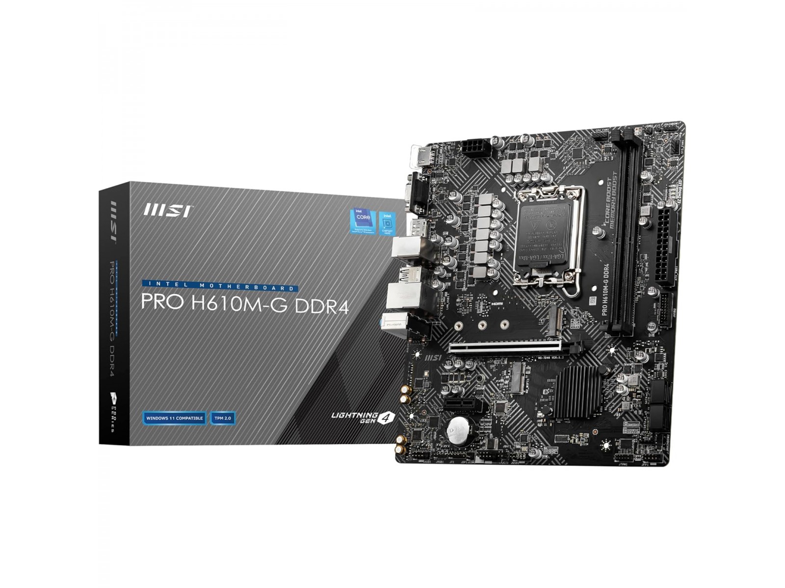 MSI-PRO-H610M-G-DDR4 MSI PRO H610M-G DDR4 Scheda Madre Socket Intel LGA 1700